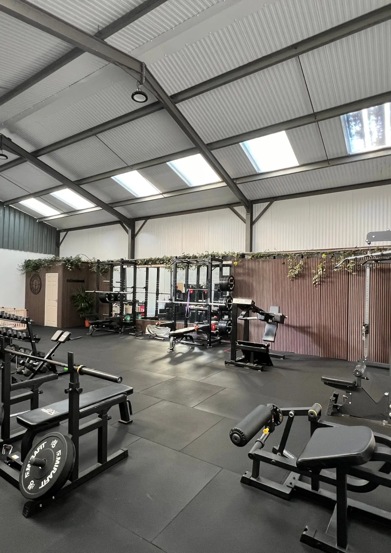 Strength equipment inside the Proteus studio